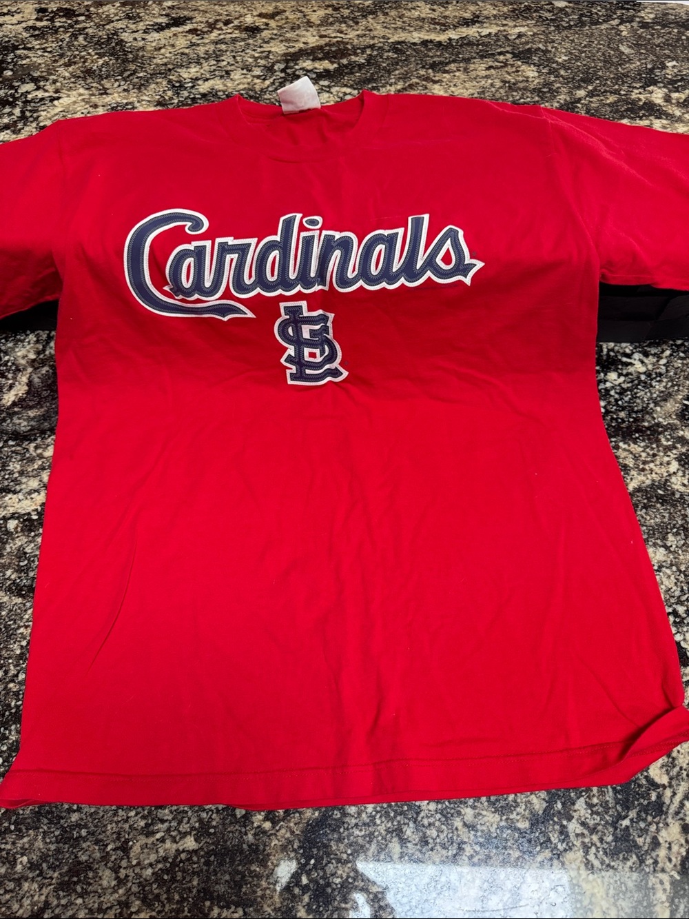 Lee Red St. Louis Cardinals Short Sleeve Tee